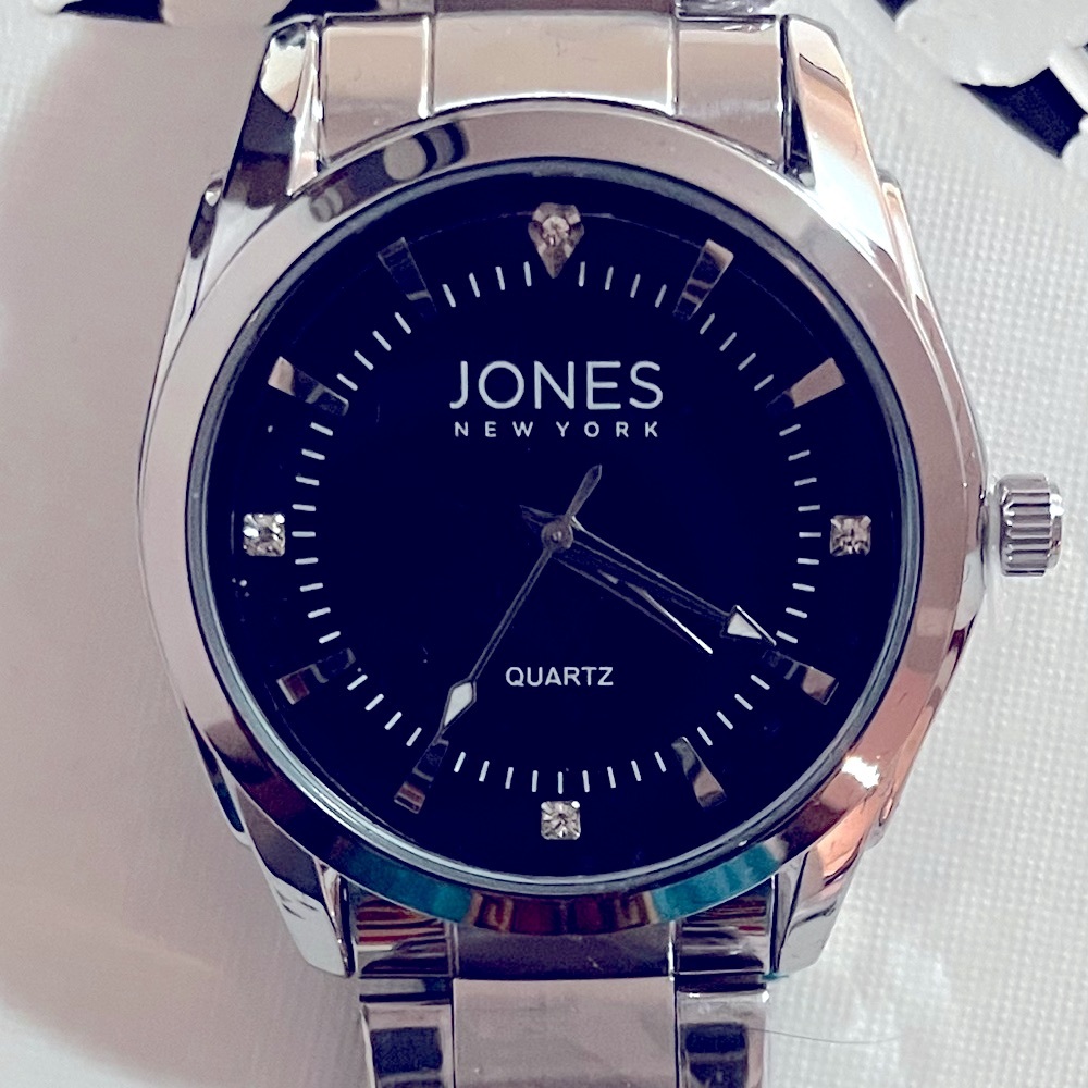 Jones New York Men’s Quartz Alexander Watch, Stainless Steel
